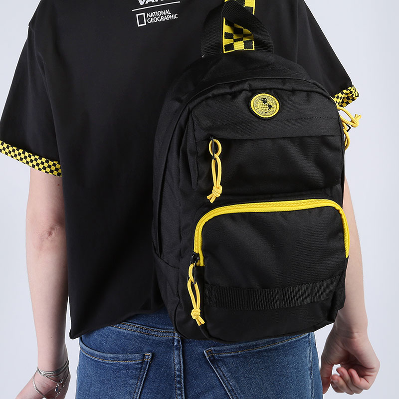 женский черный рюкзак Vans National Geographic Backpack VA4RGRBLK - цена, описание, фото 3